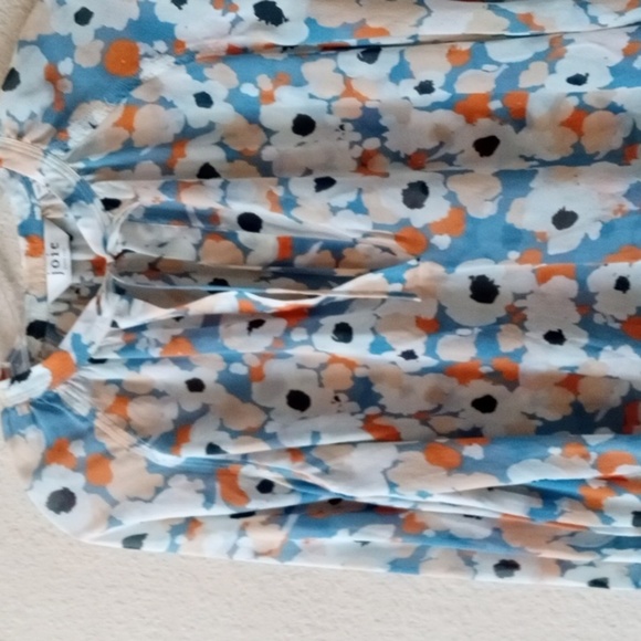 Joie Floral Silk Blouse - Picture 8 of 8